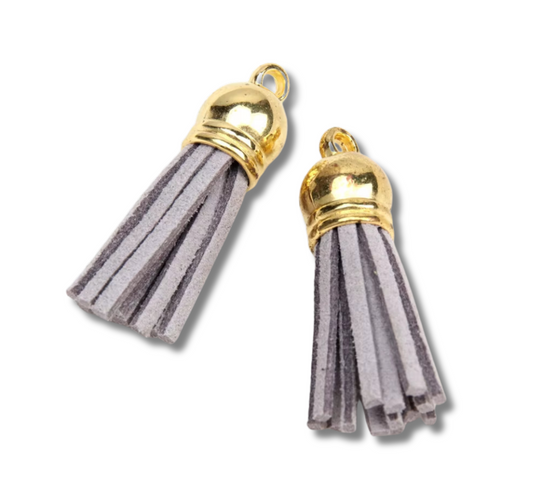 Suede Tassel Charm